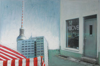 Mrs More "ABOVE-Berlin" mixed media, canvas, 120 x 80 cm 