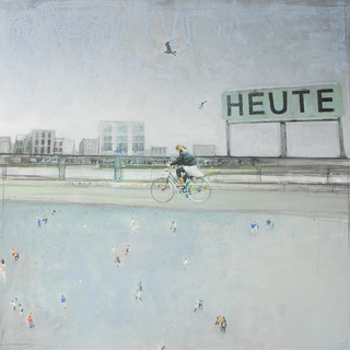 Gicleé 6 "HEUTE" 100 x 100 cm, Edition 120